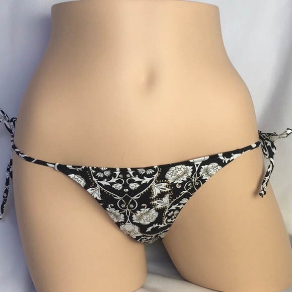 Cia Maritima Beachwear Tanga String Bikini Bottoms - Picture 1 of 5